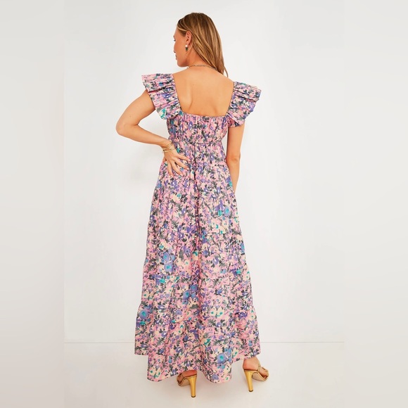 TUCKERNUCK HYACINTH HOUSE Pink Floral Sheridan Maxi Dress - Picture 4 of 13